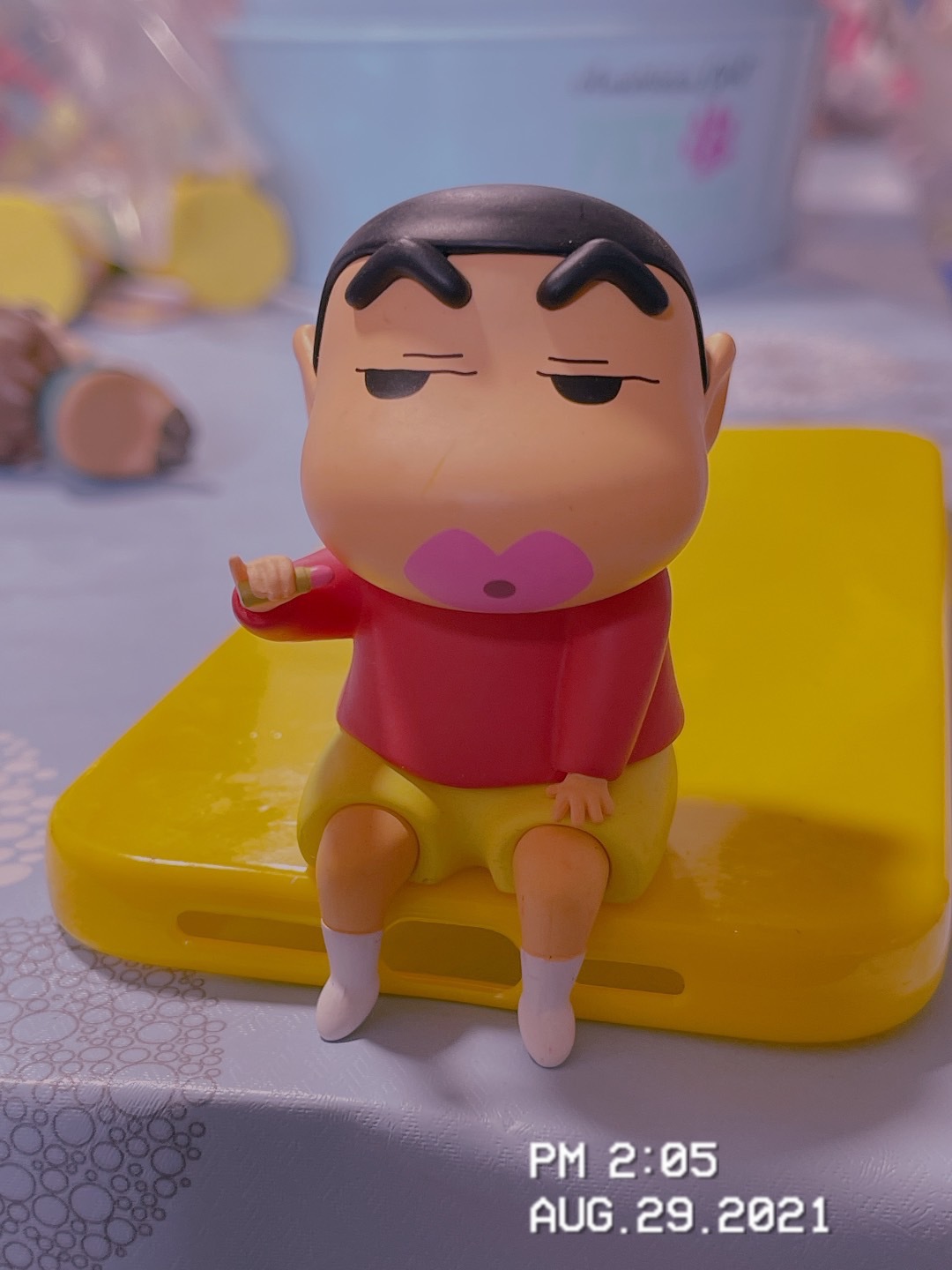 散货蜡笔小新公仔 画口红的小新 呆萌可爱,50个起批15