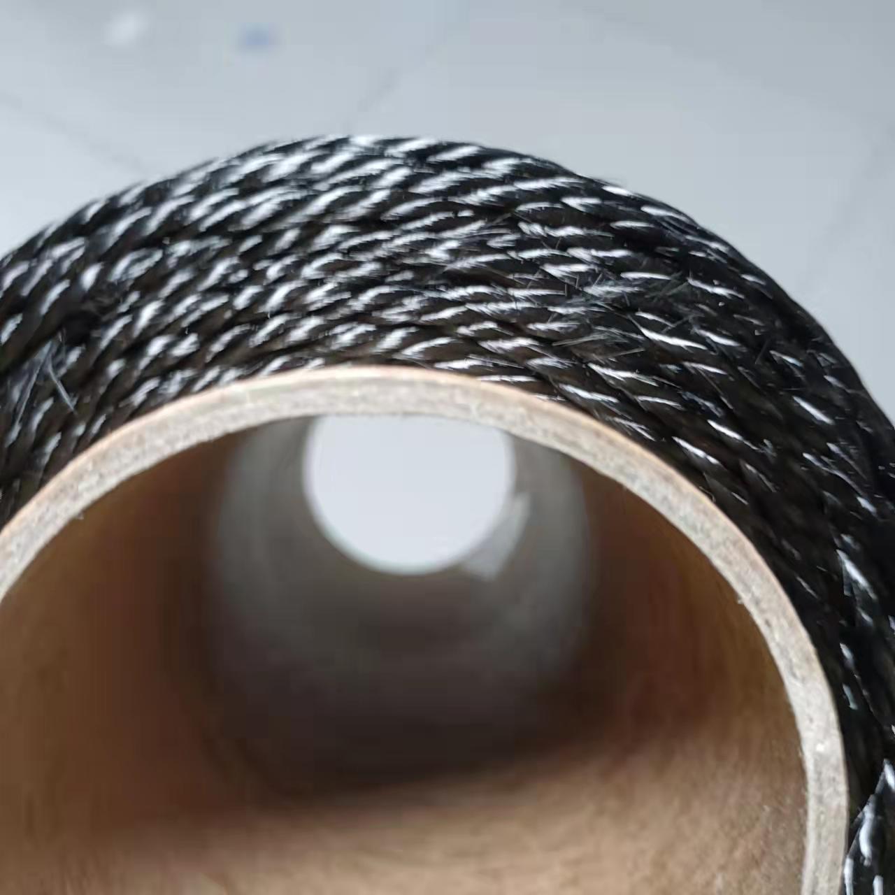 碳纤维绳 石墨碳绳  耐高温捆绳 防火扭绳 1mm 2mm 3mm细石墨绳