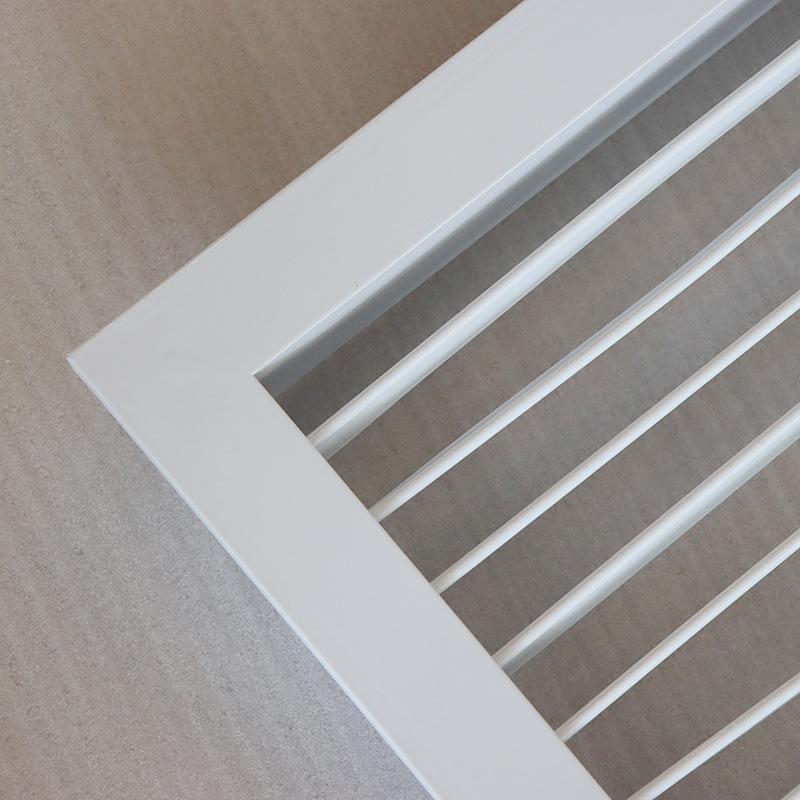 双层百叶防雨风口可调节外墙进出风口中央空调排风铝合金百叶风口