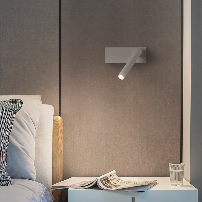 床头小壁灯卧室房间带开关小射灯客厅沙发书房北欧阅读灯