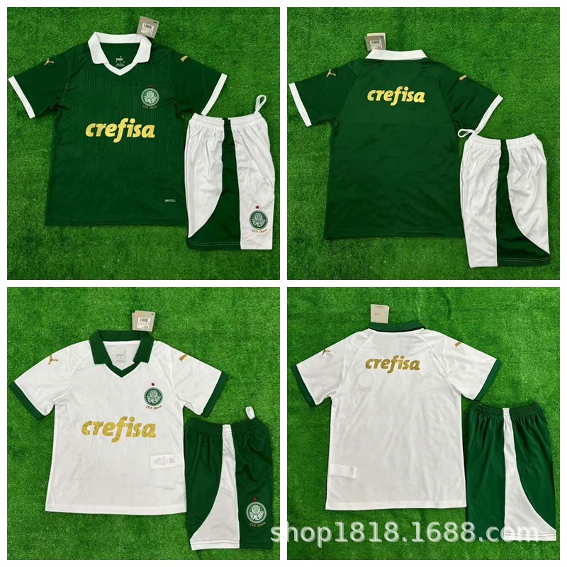 24-25巴甲新赛季帕尔梅拉斯儿童球衣9号恩德里克主客场冷门足球服