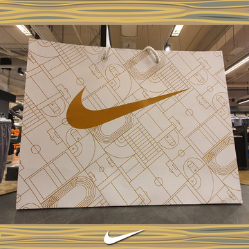 nk 耐克 纸袋 手提袋子 服装袋 棉服袋 新款