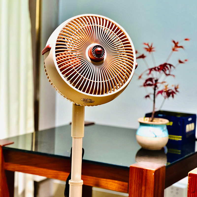 批发小霸王空气循环扇电风扇家用静音立式落地扇大风力新款涡轮扇