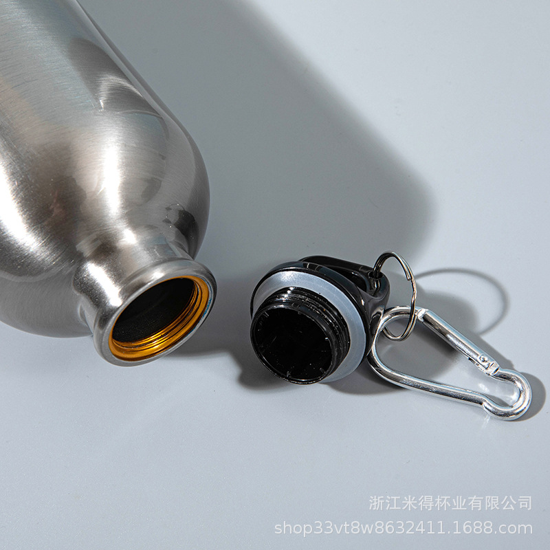 Stainless Steel Single-Layer Sports Kettle Outdoor Small Mouth Climbing Water Bottle Portable Riding Large Capacity Sports Water Cup