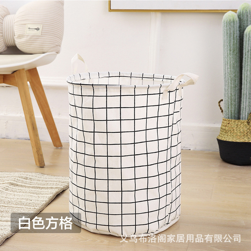 Laundry Basket Dirty Clothes Storage Basket Household Fabrics Dirty Clothes Basket Laundry Basket Folding Waterproof Quilt Toy Storage Bucket