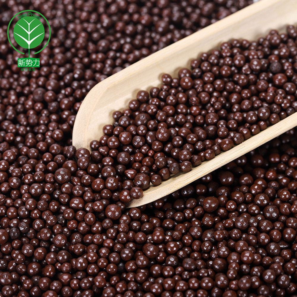 山东现货褐色包衣有机肥颗粒 氨基酸包膜颗粒有机肥 12-1-2缓释肥