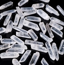 天然白水晶六棱柱单晶体水晶条矿物晶体水晶柱水晶工艺品原石批发