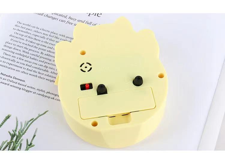 十元店招财猫闹钟 创意卡通猫桌面摆钟书房摆件学生儿童床头闹钟