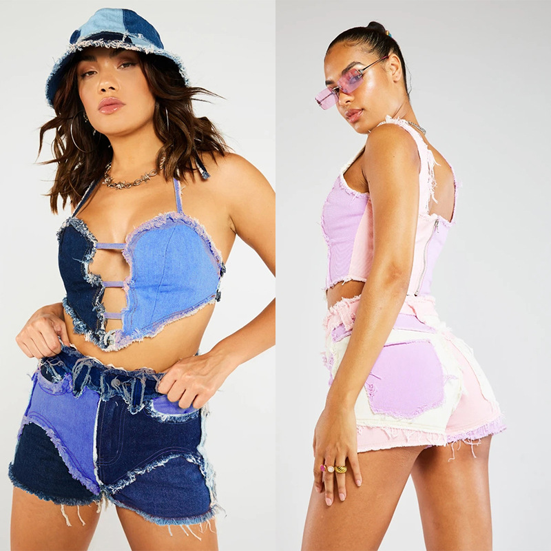 1%回头率:8年深圳市宝安区沙井凤凰牛仔服饰商行2020淘宝货源时尚牛仔