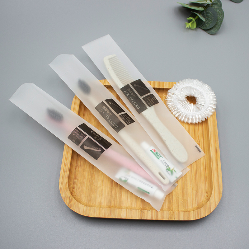 Hotel Disposable Set B & B Guest Room Soft-Bristle Toothbrush Toothpaste Shampoo Comb Tooth-Cleaners Wholesale Toiletries