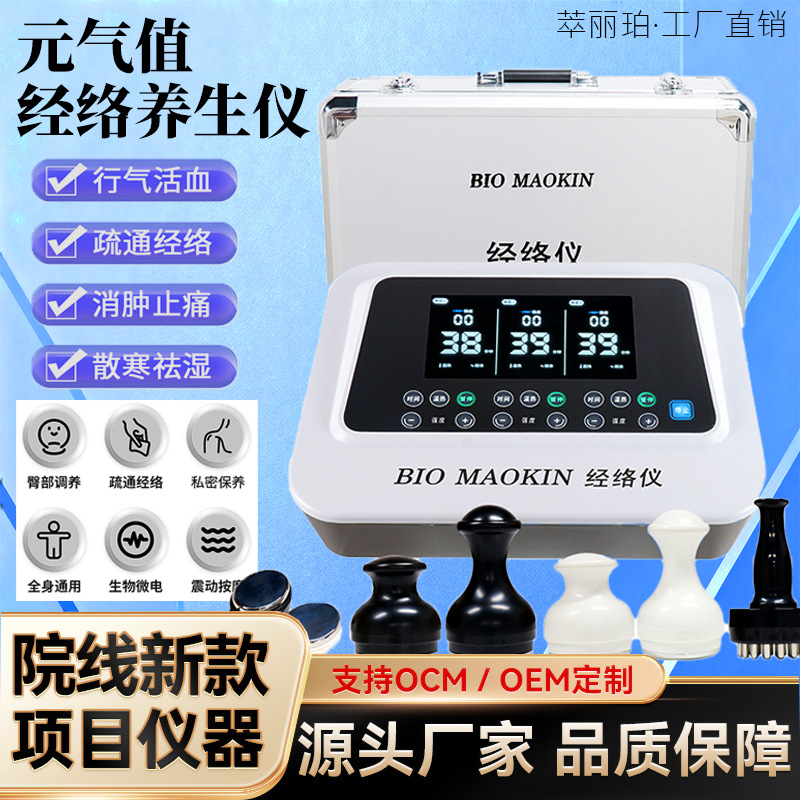 元气值经络仪美容院长青经络疏通理疗微电流脉冲仪美容仪器萃丽珀
