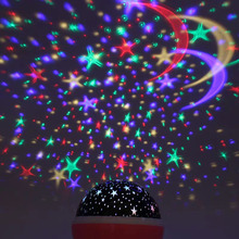 跨境LED星空投影灯 房间装饰旋转星空顶氛围灯创意礼品卧室小夜灯