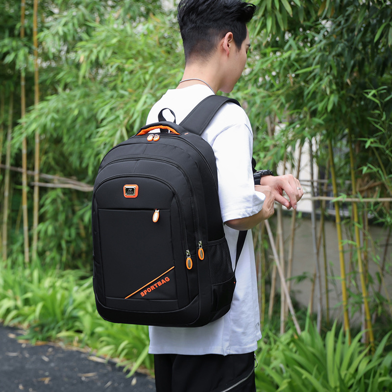 New Large Capacity Oxford Cloth Business Casual Backpack Short Distance Outdoor Travel Computer Backpack Student Schoolbag