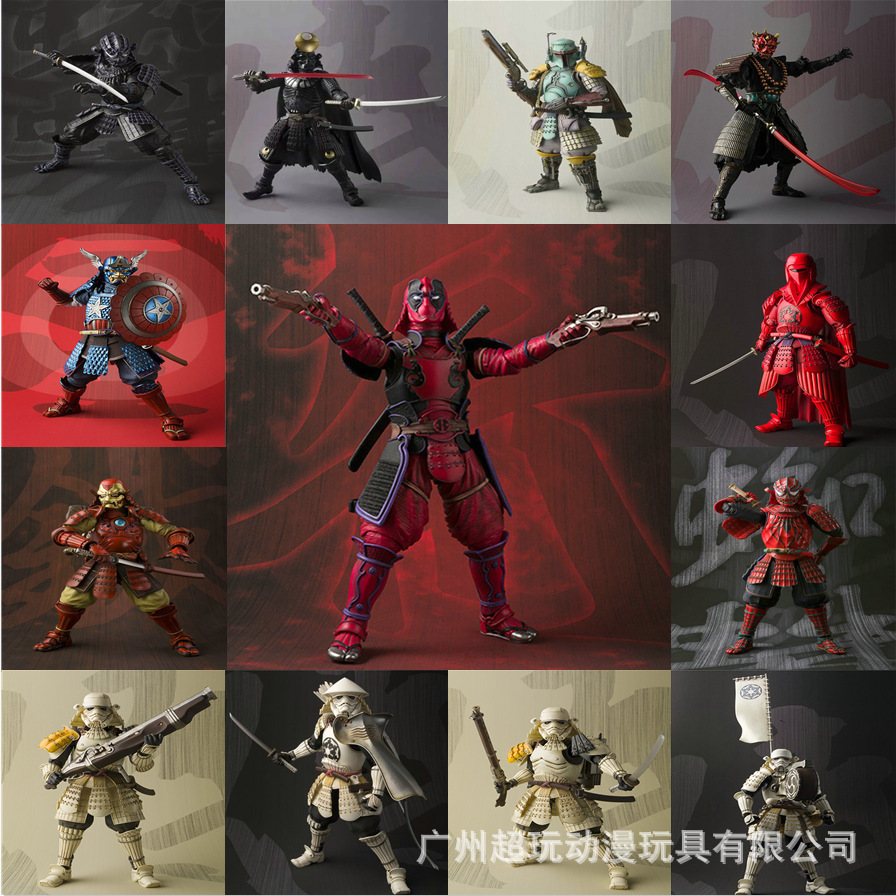 星球大战手办赏金猎人名将波巴菲特黑武士暴风白兵模型摆件可动