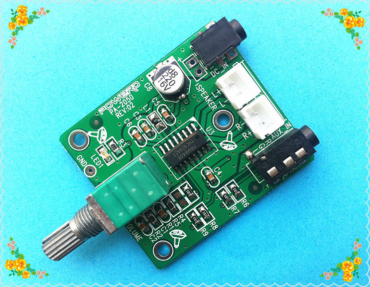 品称:双声道功放板【美国原装/pam8406数字芯片】直流单电源供电:2