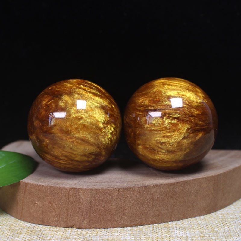 海柳金丝健身球中老年人健手健康按摩练手玩保健甩手球把件手握球