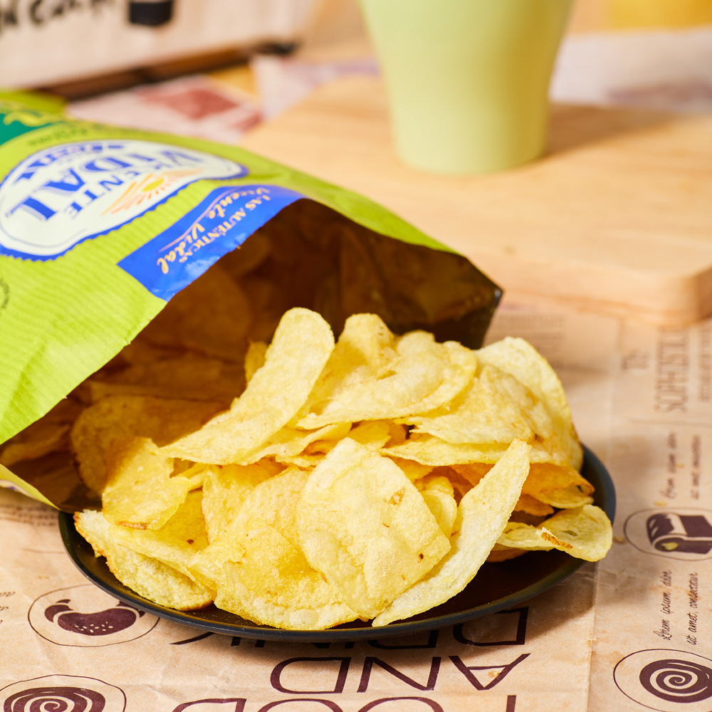 西班牙维塔原切薯片辣味/香肠/芝士/蜂蜜黄油/原味脆片135克*18包