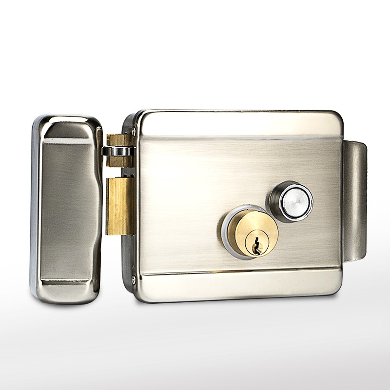 快递柜门锁微型寄存柜门电子锁5v小型 电控锁售货机电磁锁带反馈