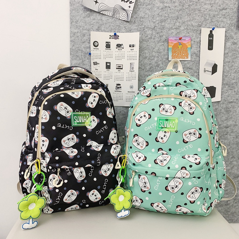 2022 New Fresh Schoolbag Female Korean Style High School and College Student Backpack Junior High School Student Simple Middle School Student Backpack