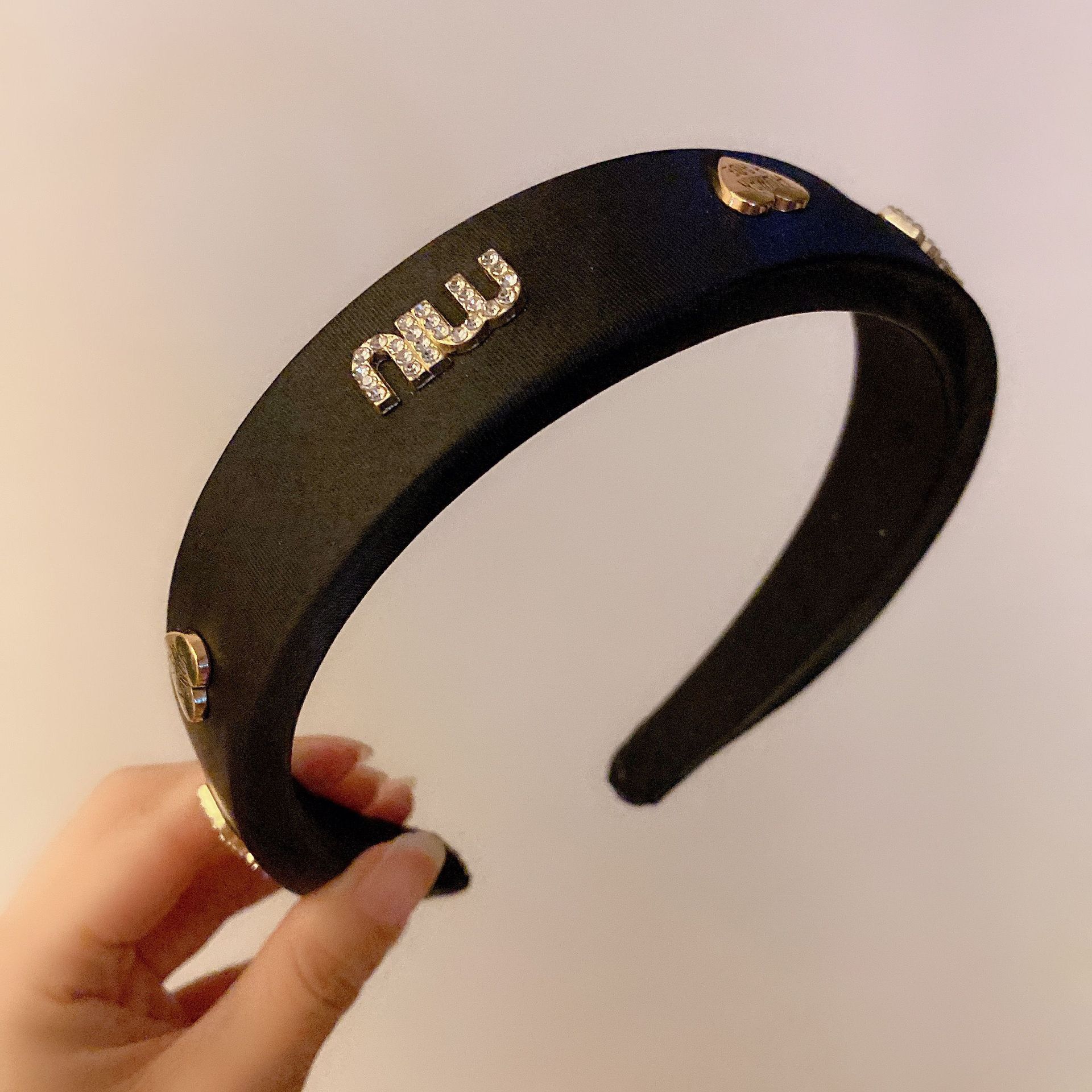 韩国东大门miumiu发箍高颅顶气质发卡发夹宽边外出压碎发发饰女