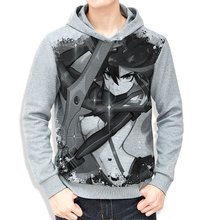 KILL la KILL  双斩少女卫衣3D衣服长袖服装亚马逊跨境速卖通外贸