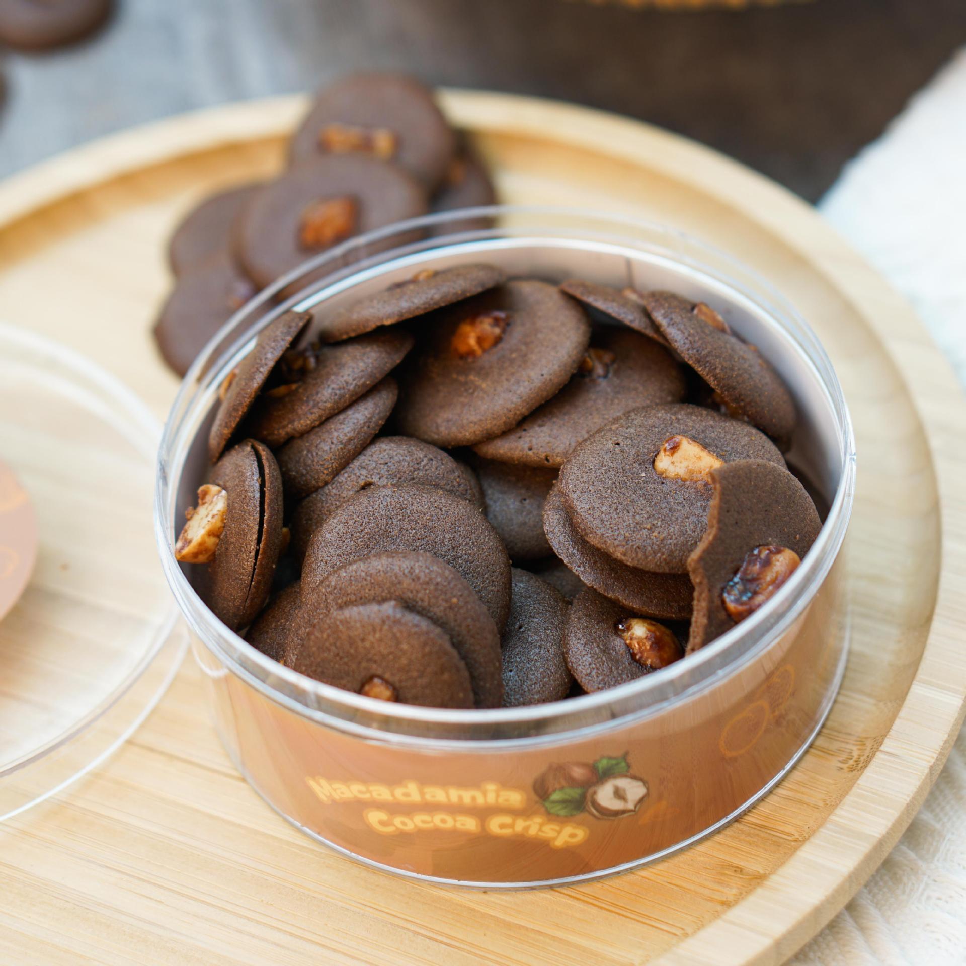 夏威夷可可脆巧克力压缩夹心饼干脆可可代餐早餐休闲零食散装批发