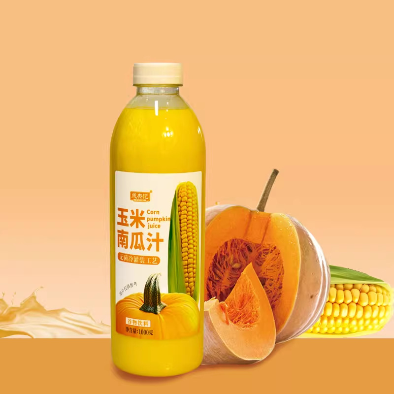 成央记水果玉米汁鲜榨果汁谷物饮料早餐饮品大瓶1l*6瓶 6瓶装