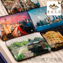 中国特色城市旅游风景纪念品上海外滩东方明珠豫园磁贴冰箱贴