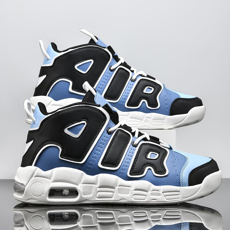 韩版厚底老爹鞋复古篮球增高鞋男潮鞋大air皮蓬权志龙同款鞋男鞋