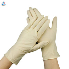 荐 一次性净化乳胶手套 食品检查加厚工业防护乳胶手套