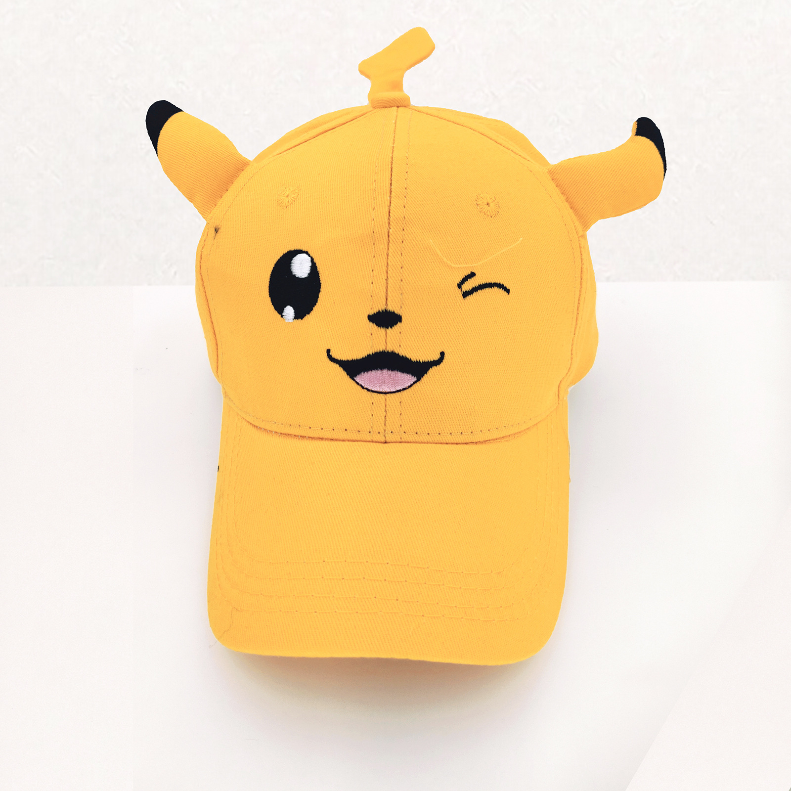 欧美儿童帽子皮卡丘棒球帽宠物小精灵卡通鸭舌帽小孩遮阳帽子潮