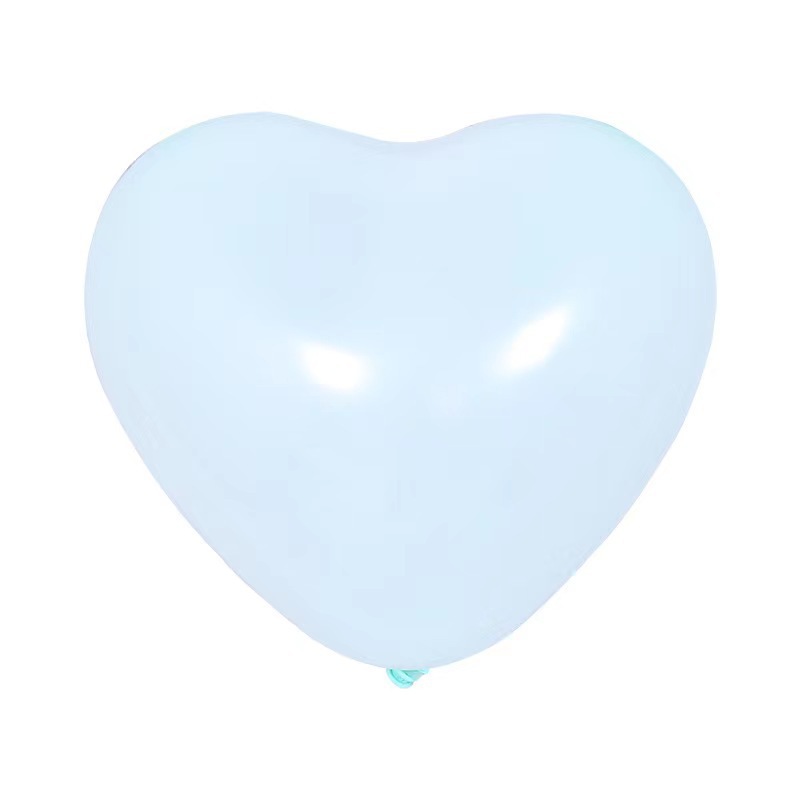 Wholesale 10-Inch 2.2G Heart-Shaped Balloon Macaron Wedding Balloon Thickened Latex Birthday Party Balloon Set