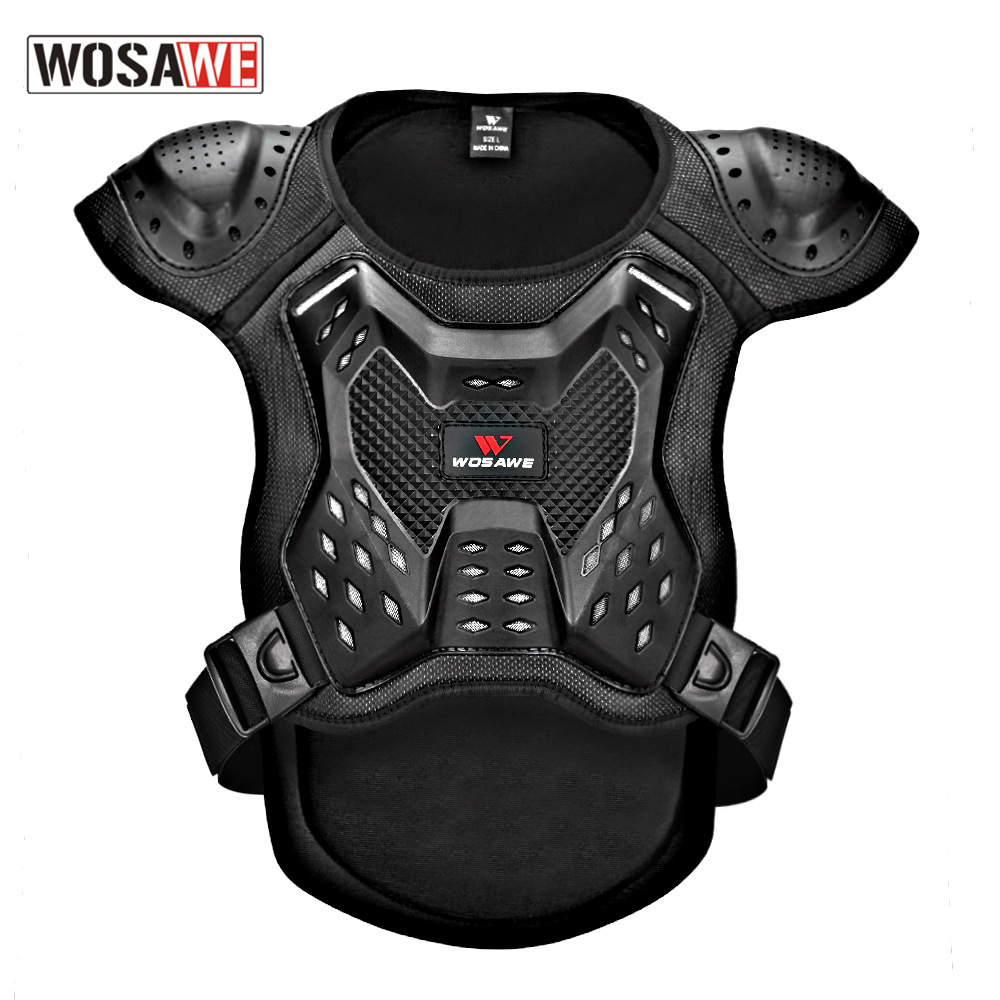 wosawe摩托车成人护具轮滑溜冰滑滑车护甲衣户外骑行运动护具