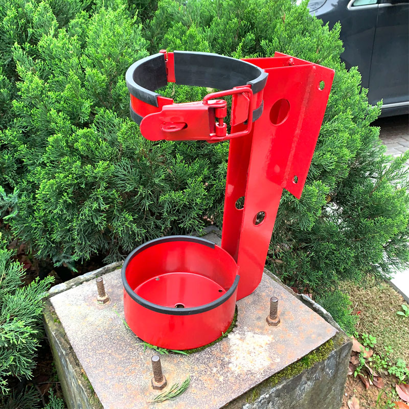 灭火器挂架4/8公斤干粉水基加厚货车固定支架卡箍扣壁挂铁架消防