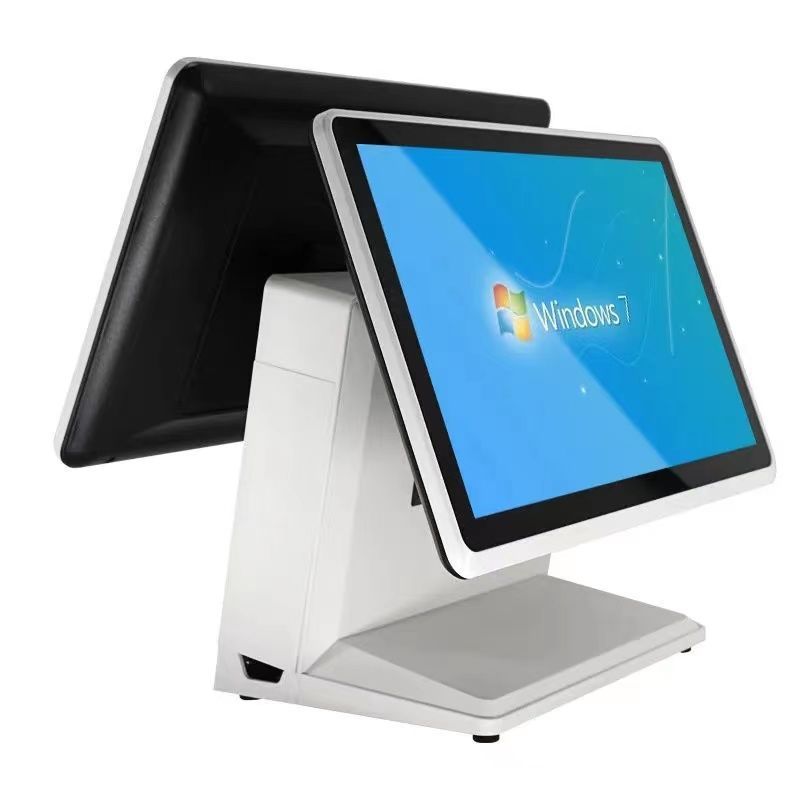 触摸屏收银机一体机双屏超市便利店奶茶店烟餐饮云pos收银系统批