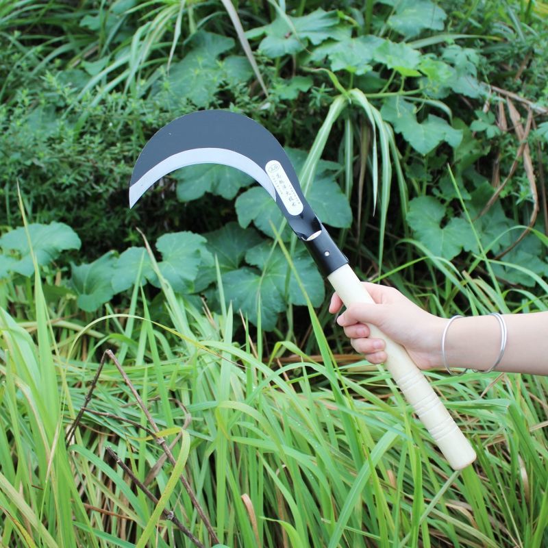 农用长柄镰刀绿化割草刀除草割镰刀韭菜弯刀割麦子打草廉刀禾镰