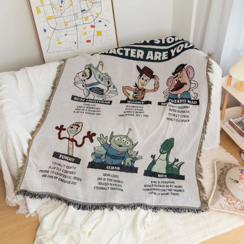 INS Style Toy Story Blanket Cartoon Cartoon Simple and Comfortable