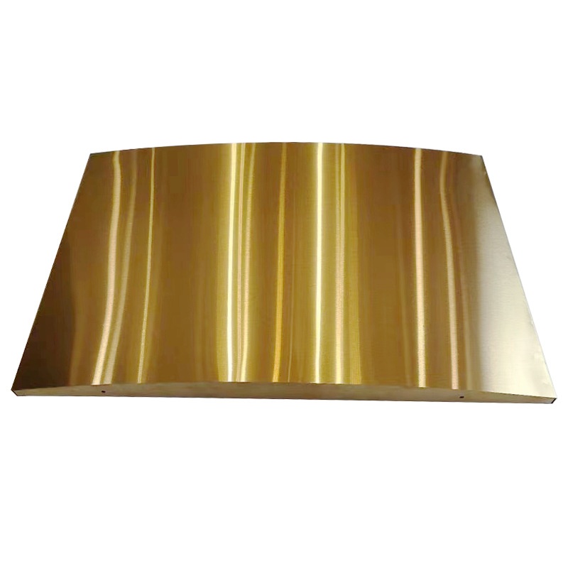 弧形空白钛不锈钢牌企业铜牌广告挂牌uv打印腐蚀门头匾40x60广告