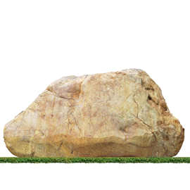 刻字园林卧石批发-产地供应自然面景观黄蜡石-校园纪念景观石