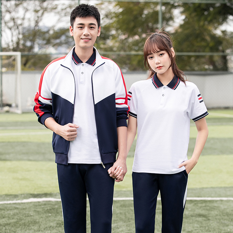 初中生高中生男女三件套中小学生校服套装学院风大学生班服运动会