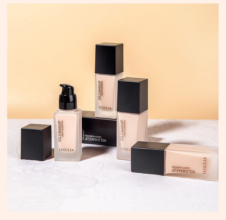 阿古丽娅持妆清透粉底液水润遮瑕自然定妆修颜bb霜化妆品厂家批发