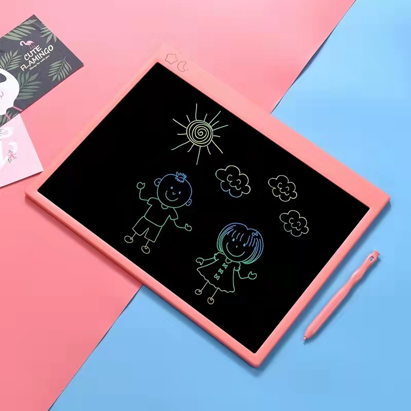 16-Inch Color Children's LCD Drawing Board Charging Magnetic Drawing Board Rechargeable Erasable Dingbao Household Doodle Board