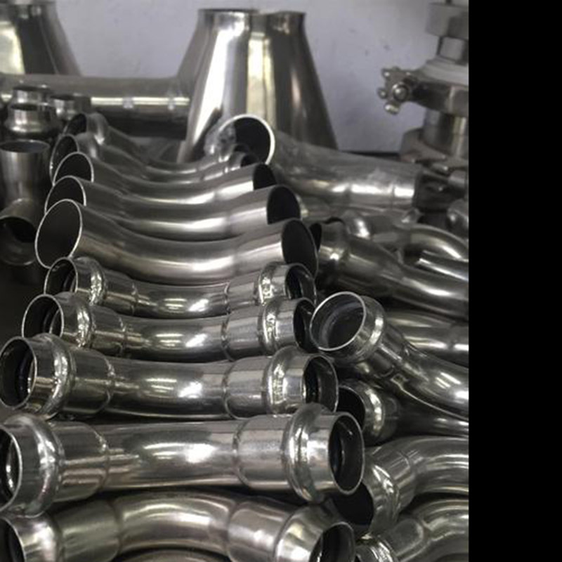 304不锈钢45°弯头不锈钢卡压式管件双卡压弯头家装工装卡压弯头