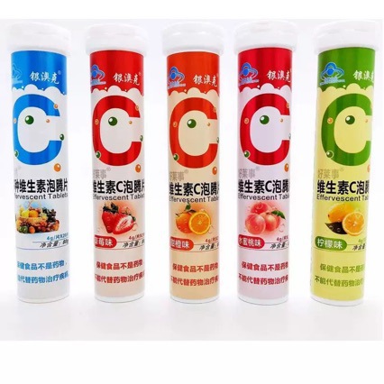 一件代发银澳克维生素C泡腾片 蓝帽维生素C泡腾片
