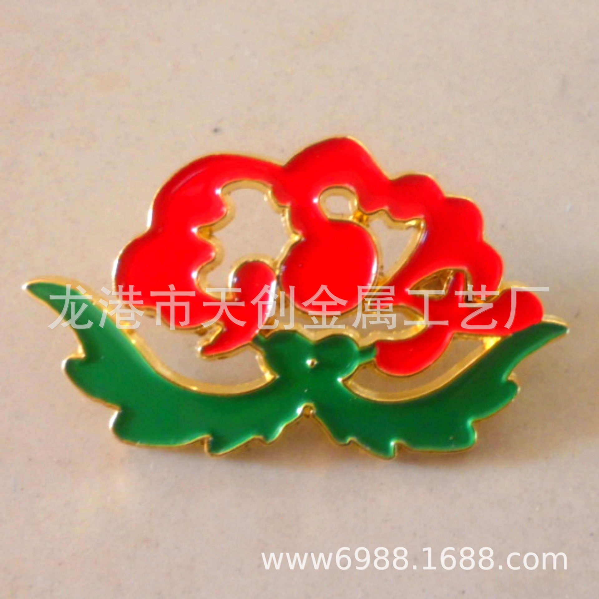 五角星麦穗帽徽 唛头织唛臂章印度金胸章红色旅游旗标高帽子帽徽