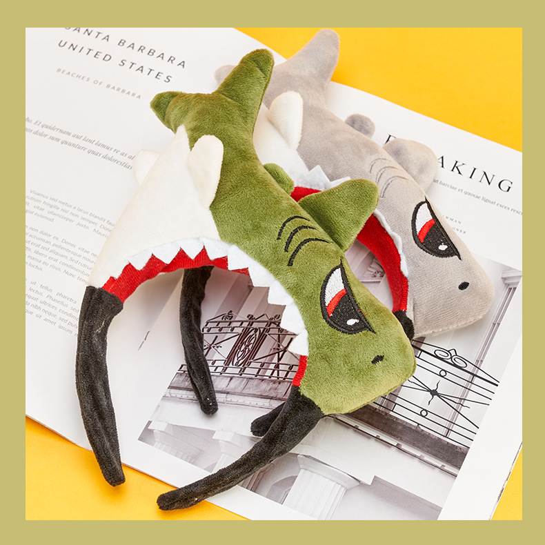 个性创意发带可爱搞怪鱼发箍女洗脸束发简约个性外出头饰发卡头箍