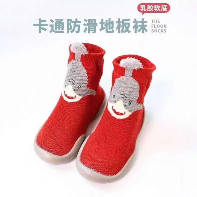 Mid-Calf Soft Bottom Toddler Shoes Men's and Women's Baby Shoes New Room Socks Little Kids' Shoes Baby Baby Shoes Spring, Autumn and Summer