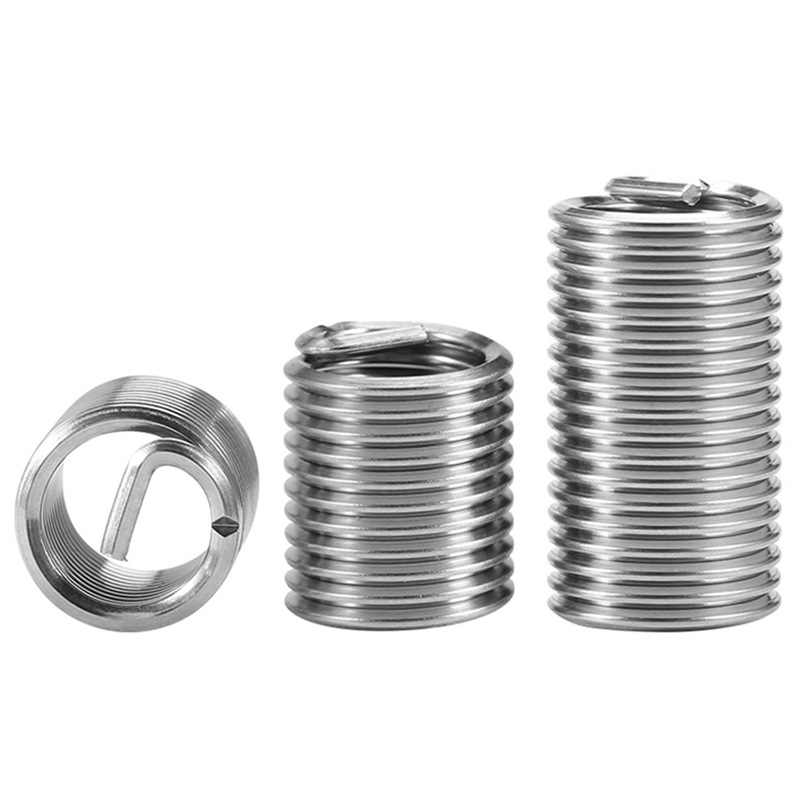 304 Stainless Steel Tail Steel Wire Self-Tapping Swivel Nut Wire Thread Insert Self-Tapping Tooth Socket Factory Wholesale M4/M5/M10/M14