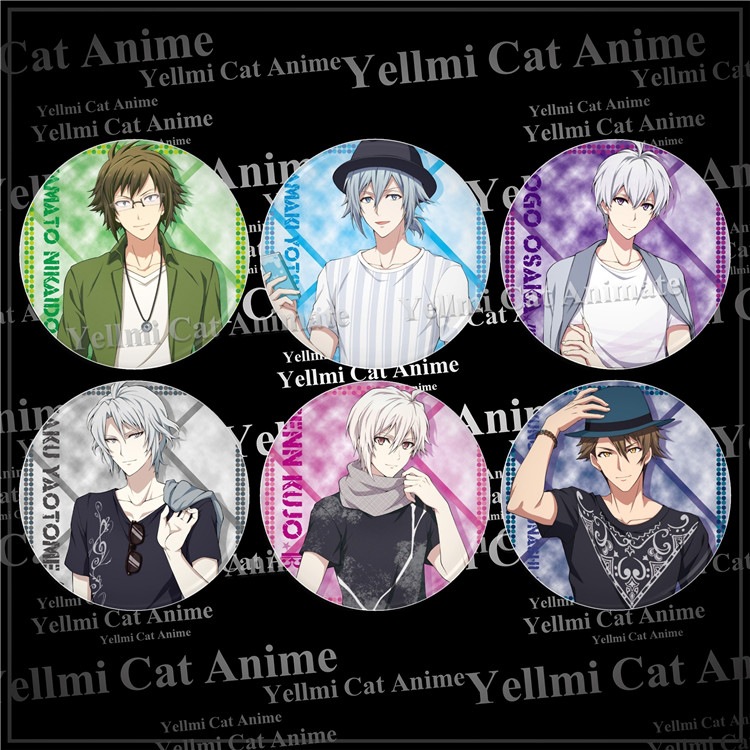 idolish7徽章 虚拟偶像动漫节奏游戏周边胸章书包挂件吧唧随身镜f