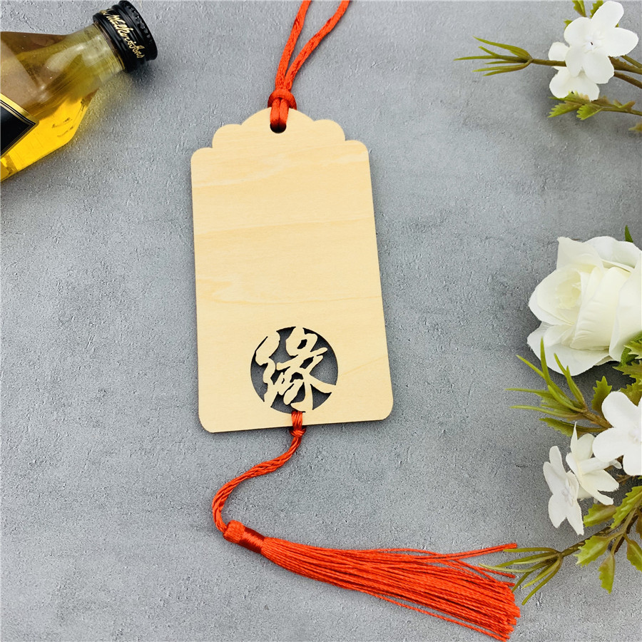 木质挂牌定制景区寺庙祈福祈愿牌节日祝福木牌空白手写留言吊卡